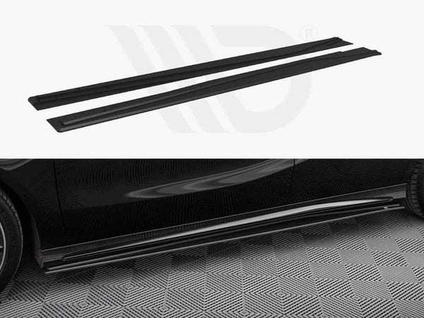 Maxton Design - STREET PRO SIDE SKIRTS DIFFUSERS MERCEDES-BENZ A AMG-LINE W176 FACELIFT