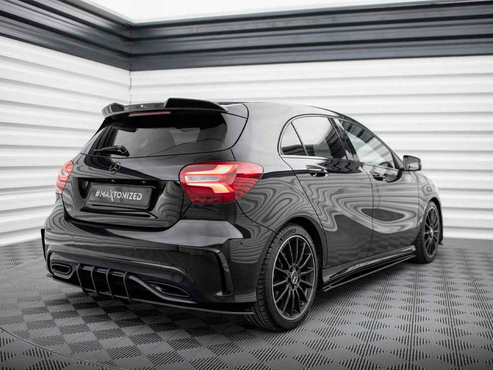 Maxton Design - STREET PRO REAR DIFFUSER MERCEDES-BENZ A AMG-LINE W176 FACELIFT