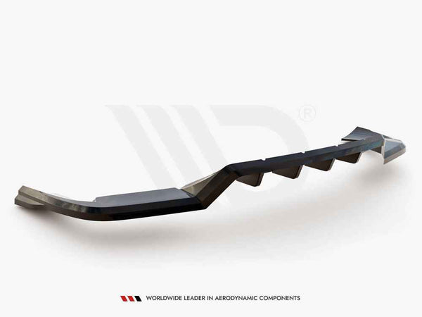 Maxton Design - CENTRAL REAR SPLITTER (VERTICAL BARS) PORSCHE CAYENNE SPORT DESIGN MK3