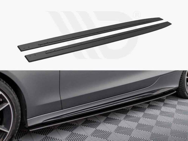 Maxton Design - STREET PRO SIDE SKIRTS DIFFUSERS MERCEDES-AMG C43 COUPE C205 FACELIFT
