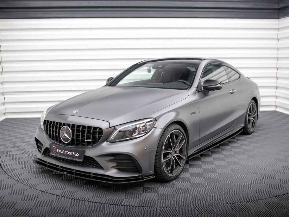 Maxton Design - STREET PRO SIDE SKIRTS DIFFUSERS MERCEDES-AMG C43 COUPE C205 FACELIFT