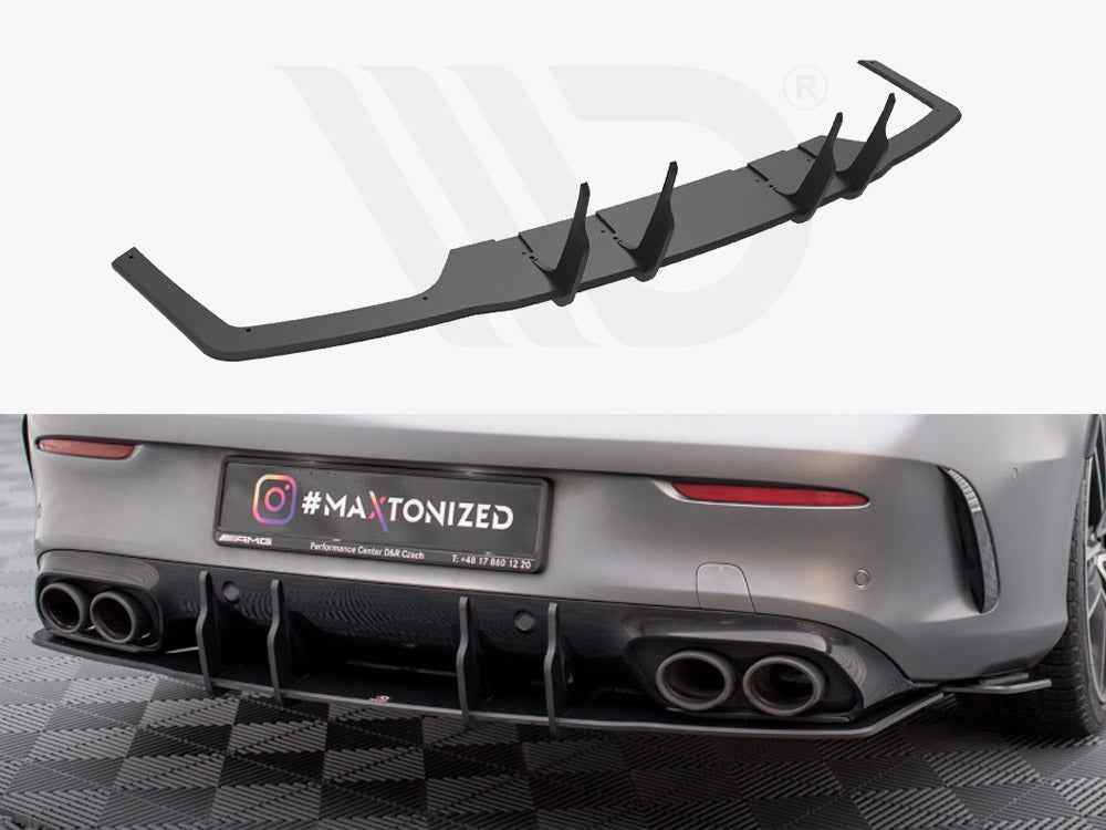 Maxton Design - STREET PRO REAR DIFFUSER MERCEDES-AMG C43 COUPE C205 FACELIFT