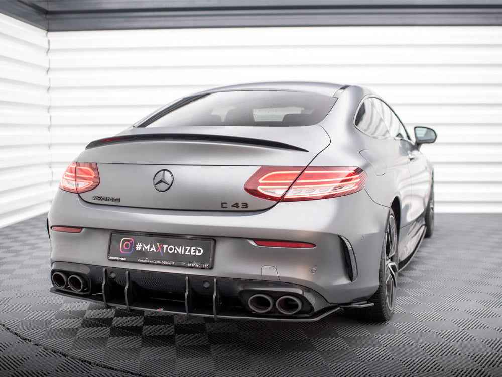 Maxton Design - STREET PRO REAR DIFFUSER MERCEDES-AMG C43 COUPE C205 FACELIFT