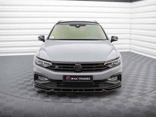 Maxton Design - FRONT SPLITTER V.1 VOLKSWAGEN PASSAT R-LINE B8 FACELIFT