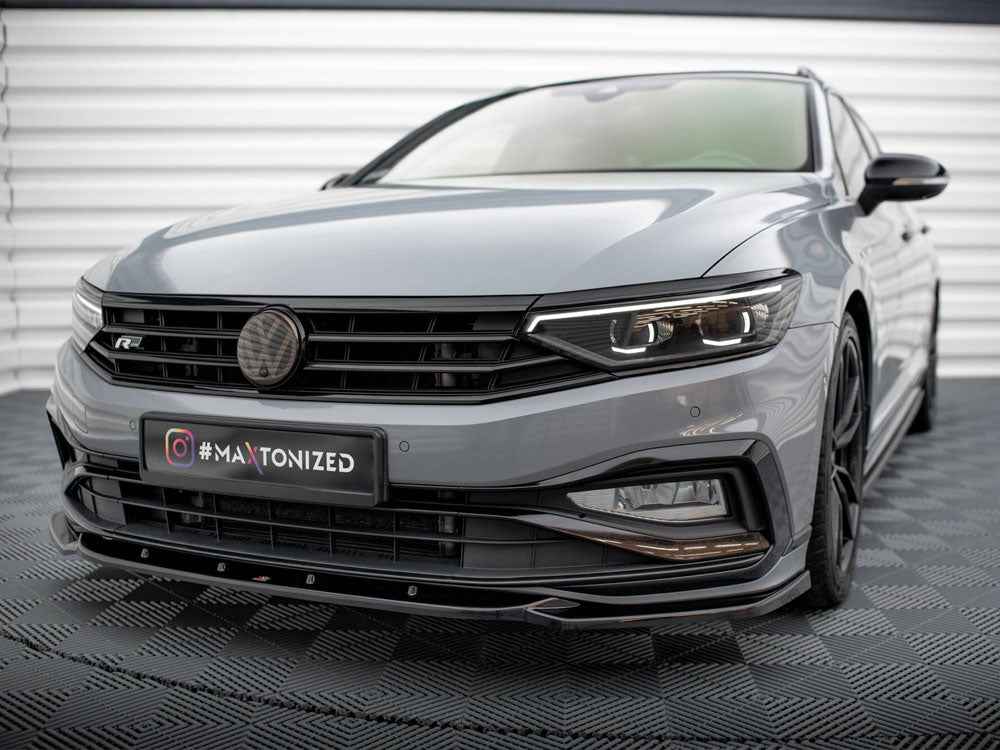 Maxton Design - FRONT SPLITTER V.2 VOLKSWAGEN PASSAT R-LINE B8 FACELIFT