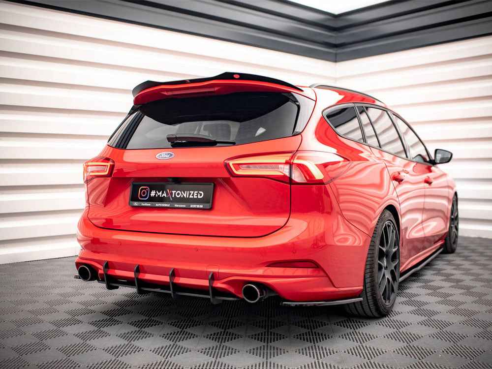 Maxton Design - Rear Side Splitters V.5 Ford Focus ST Estate Mk4 / MK4.5