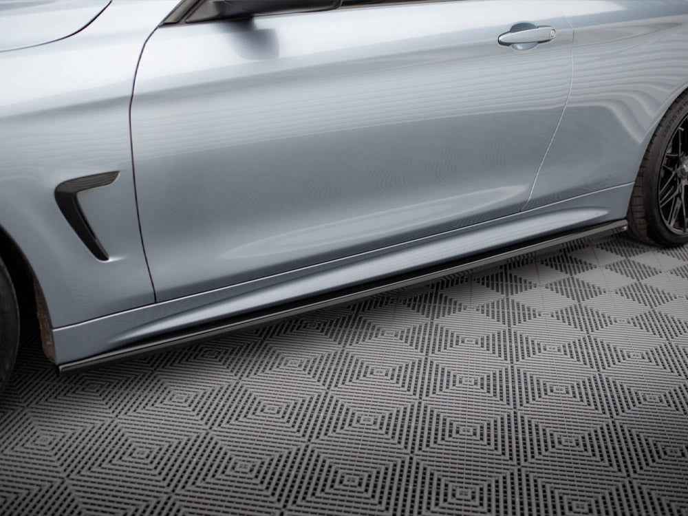 Maxton Design - SIDE SKIRTS DIFFUSERS V.3 BMW 4 COUPE / GRAN COUPE / CABRIO M-SPORT F32 / F36 / F33