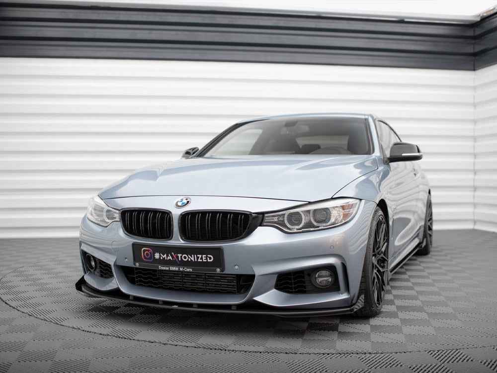 Maxton Design - FRONT FLAPS BMW 4 COUPE / GRAN COUPE / CABRIO M-PACK F32 / F36 / F33