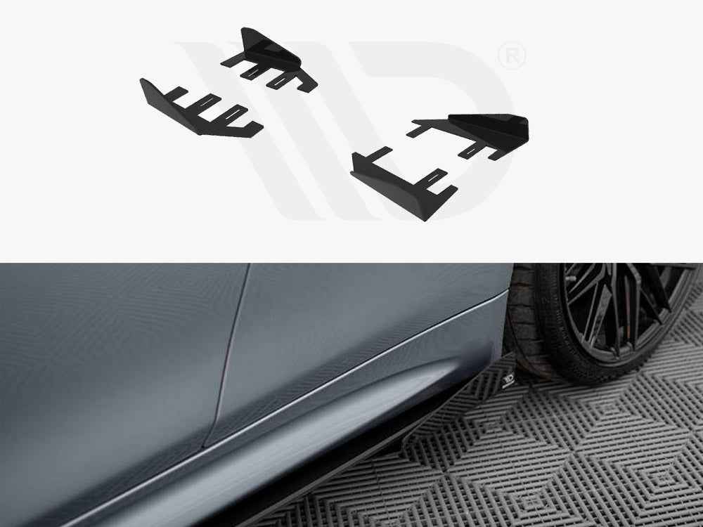 Maxton Design - SIDE FLAPS BMW 4 COUPE / GRAN COUPE / CABRIO M-PACK F32 / F36 / F33