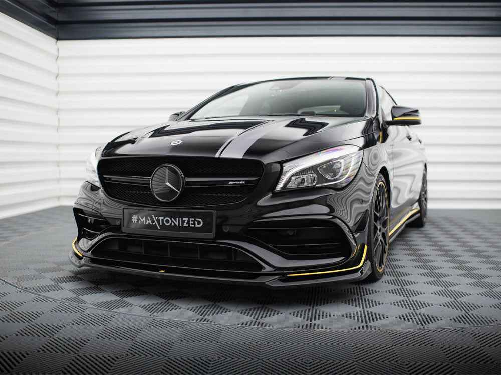 Maxton Design - FRONT SPLITTER V.4 MERCEDES-AMG CLA 45 AERO C117 FACELIFT