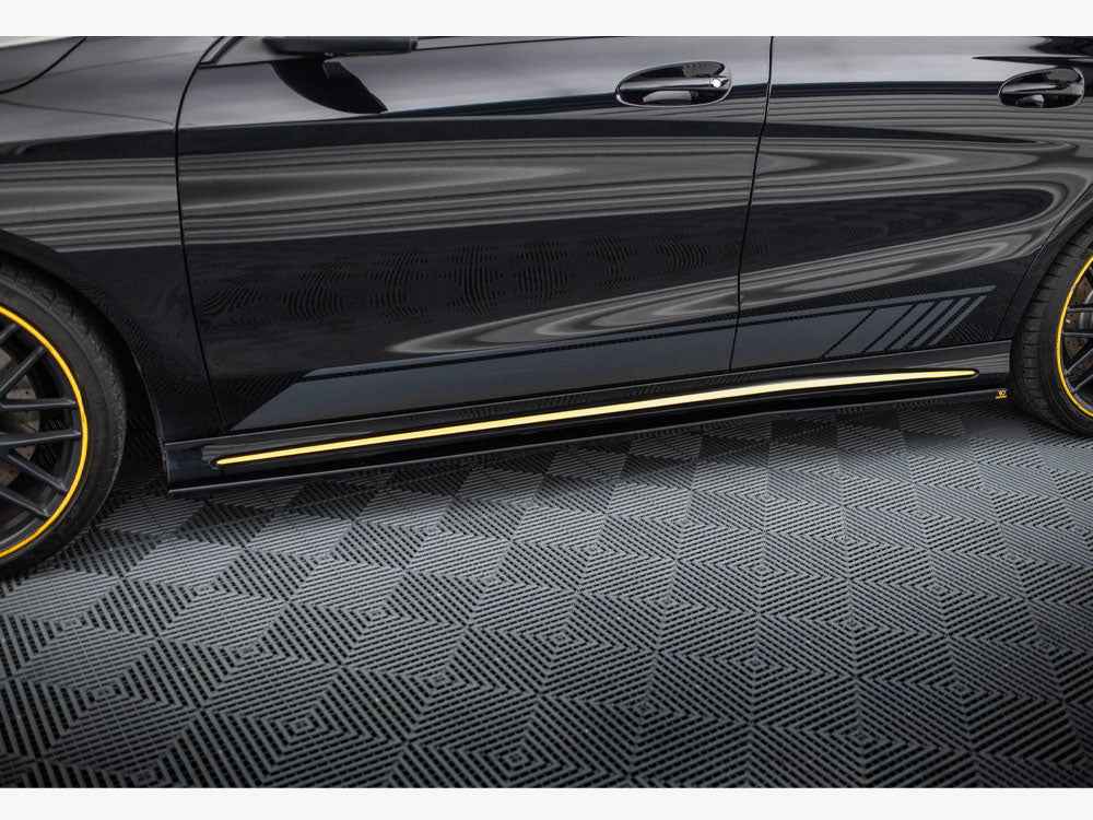 Maxton Design - SIDE SKIRTS DIFFUSERS MERCEDES-AMG CLA 45 C117 FACELIFT