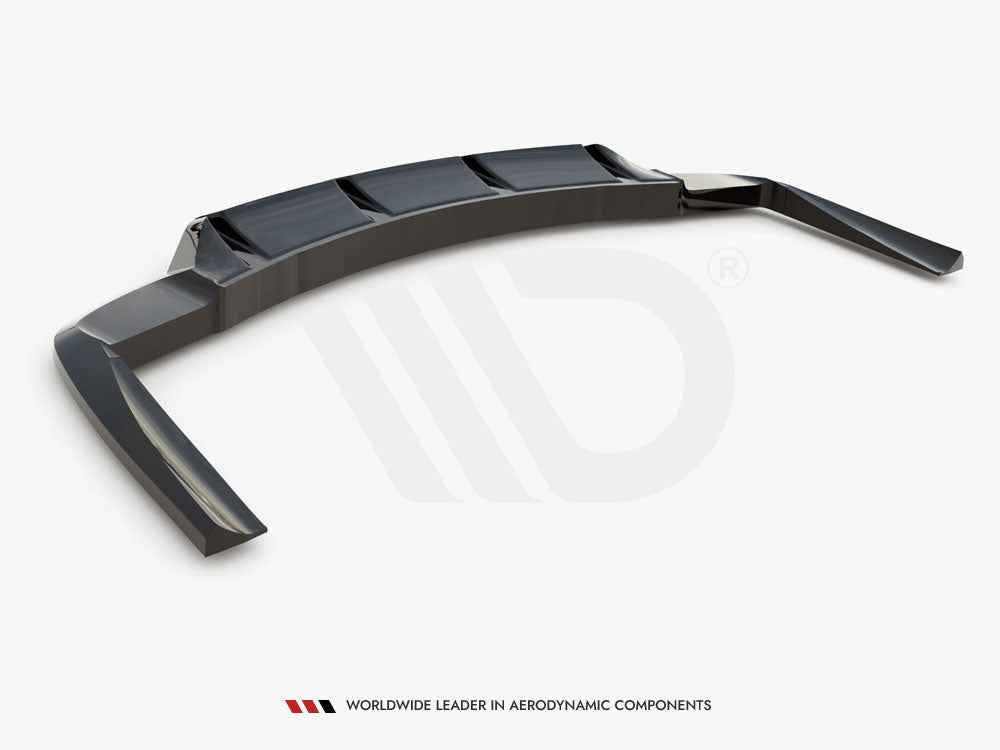 Maxton Design - CENTRAL REAR SPLITTER (VERTICAL BARS) MERCEDES-AMG CLA 45 C117 FACELIFT