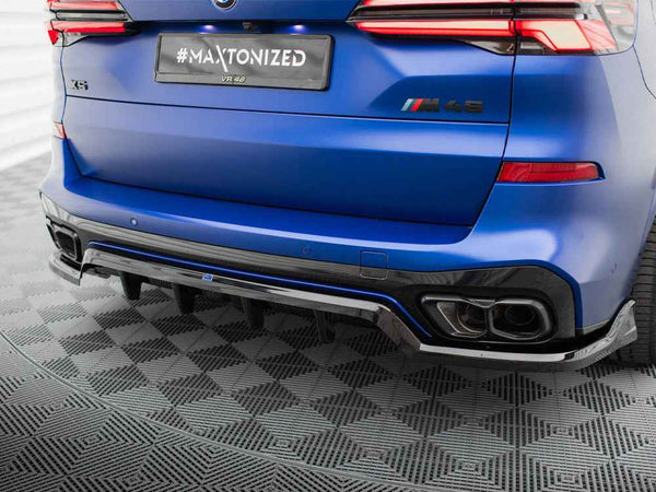 Maxton Design - Central Rear Splitter (Vertical Bars) V.2 BMW X5 M-Pack G05 Facelift