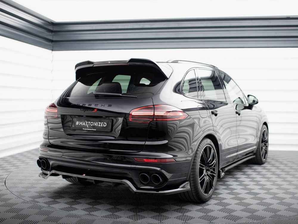 Maxton Design - CENTRAL REAR SPLITTER (VERTICAL BARS) PORSCHE CAYENNE MK2 FACELIFT