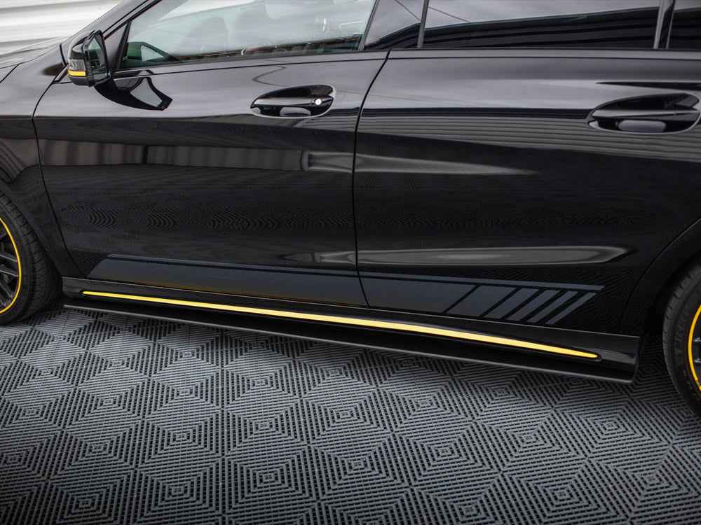 Maxton Design - STREET PRO SIDE SKIRTS DIFFUSERS MERCEDES-AMG CLA 45 C117 FACELIFT