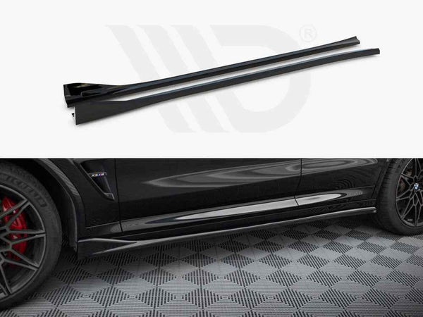Maxton Design - Side Skirts Diffusers BMW X3 M F97 / F97 Facelift