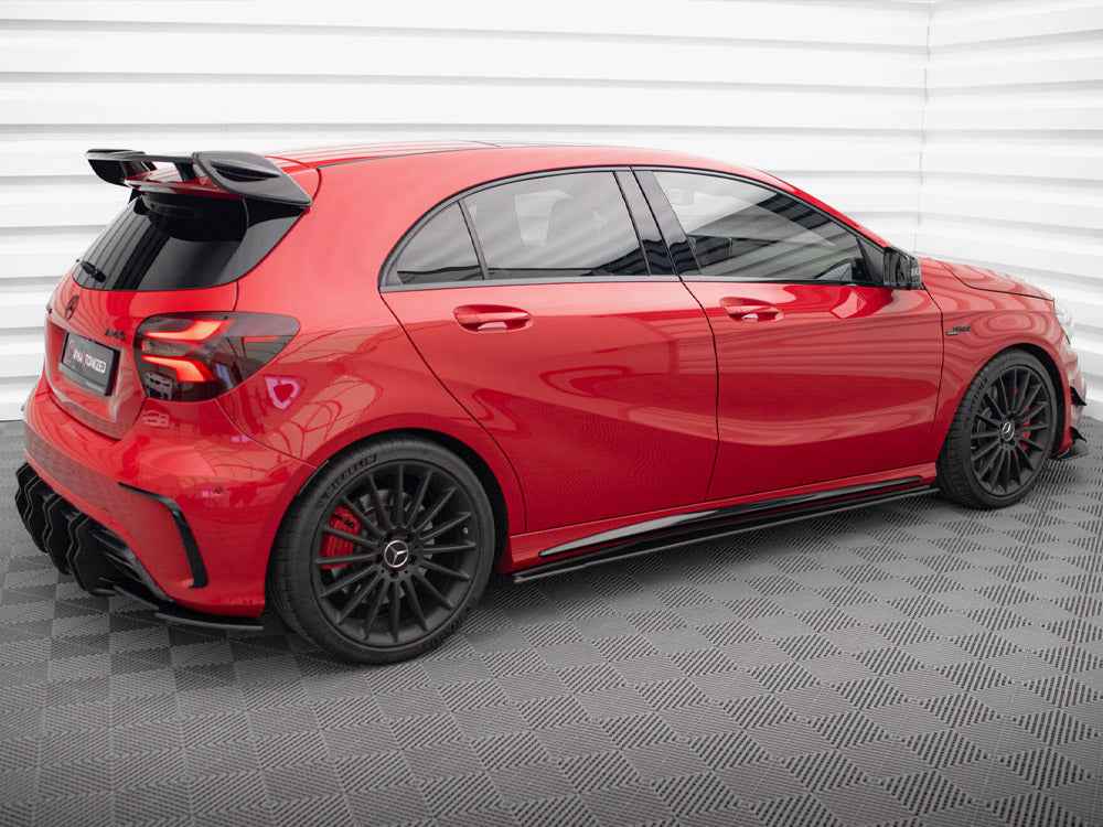 Maxton Design - STREET PRO SIDE SKIRTS DIFFUSERS MERCEDES-BENZ A 45 AMG W176 FACELIFT