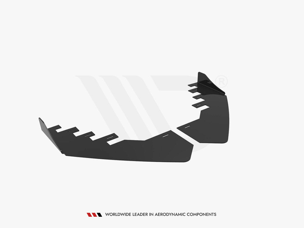 Maxton Design - FRONT FLAPS MERCEDES-BENZ A 45 AMG AERO W176 FACELIFT