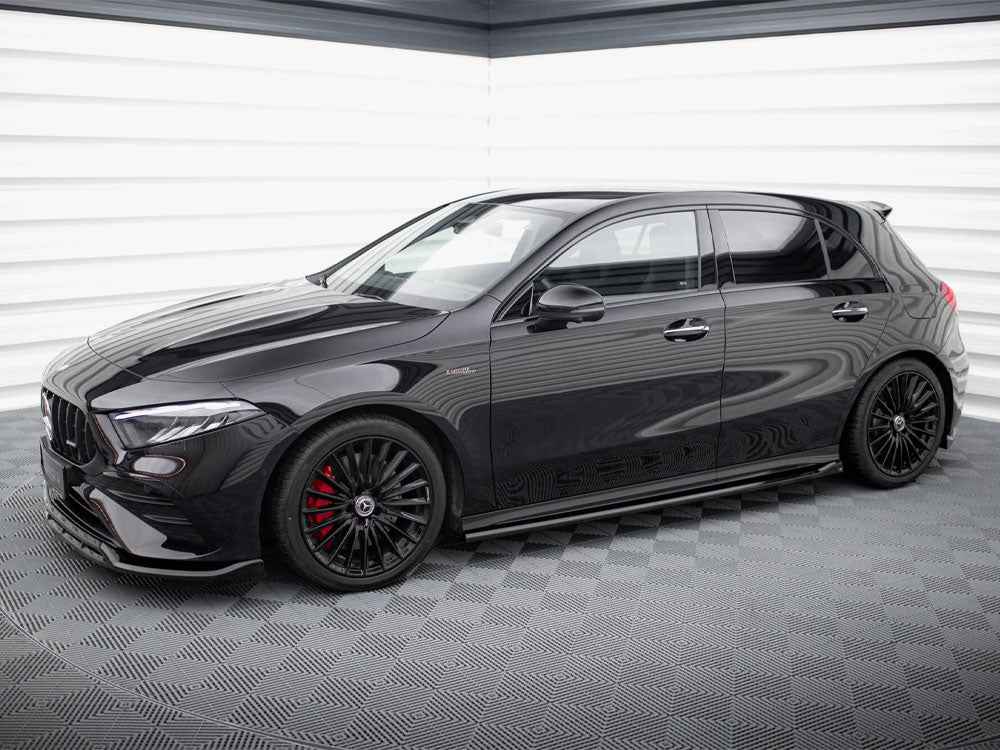 Maxton Design - Side Skirt Diffusers Mercedes-AMG A35 / A AMG-Line W177 Facelift