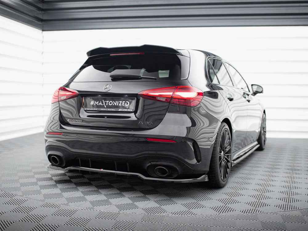 Maxton Design - Rear Splitter (Vertical Bars) Mercedes-AMG A35 Hatchback W177