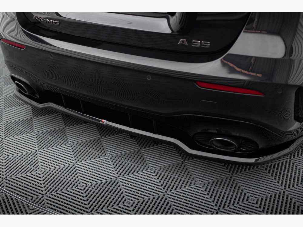 Maxton Design - Rear Splitter (Vertical Bars) Mercedes-AMG A35 Hatchback W177