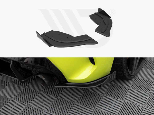 Maxton Design - STREET PRO REAR SIDE SPLITTERS V.1 + FLAPS V.1 BMW 1 F40 M-PACK / M135I