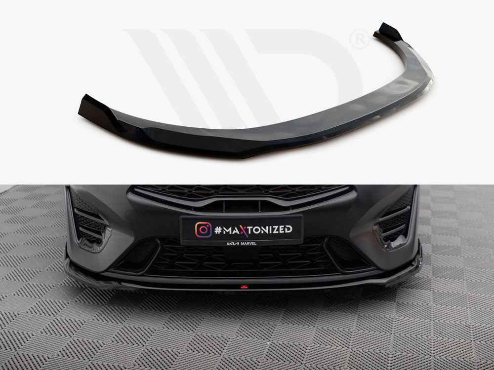 Maxton Design - Front Splitter V.1 Kia Proceed GT Mk3 Facelift / Ceed GT / GT - Line Mk1 Facelift