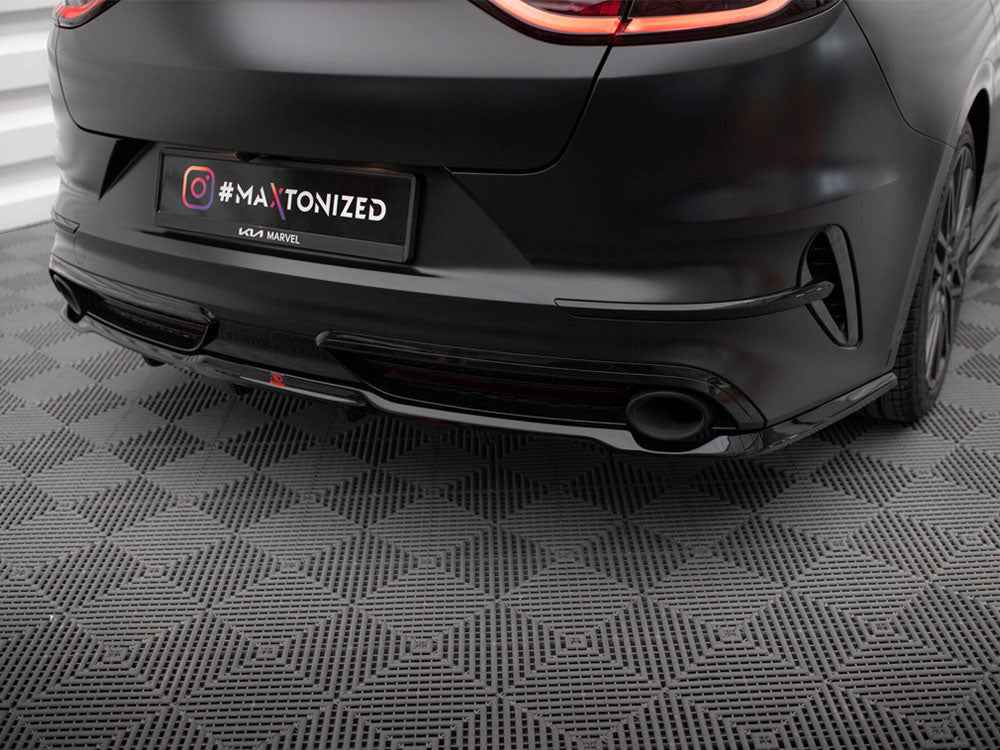 Maxton Design - REAR SPLITTER (VERTICAL BARS) KIA PROCEED GT MK1 FACELIFT