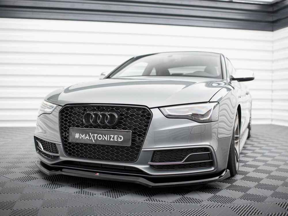 Maxton Design - FRONT SPLITTER V.4 AUDI S5 / A5 S-LINE COUPE / SPORTBACK 8T FACELIFT