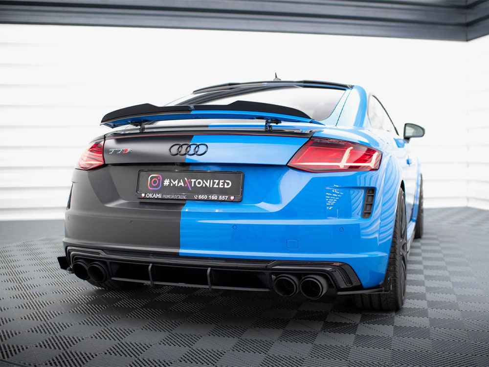 Maxton Design - Street Pro Rear Side Splitters + Flaps Audi TT S 8S Facelift