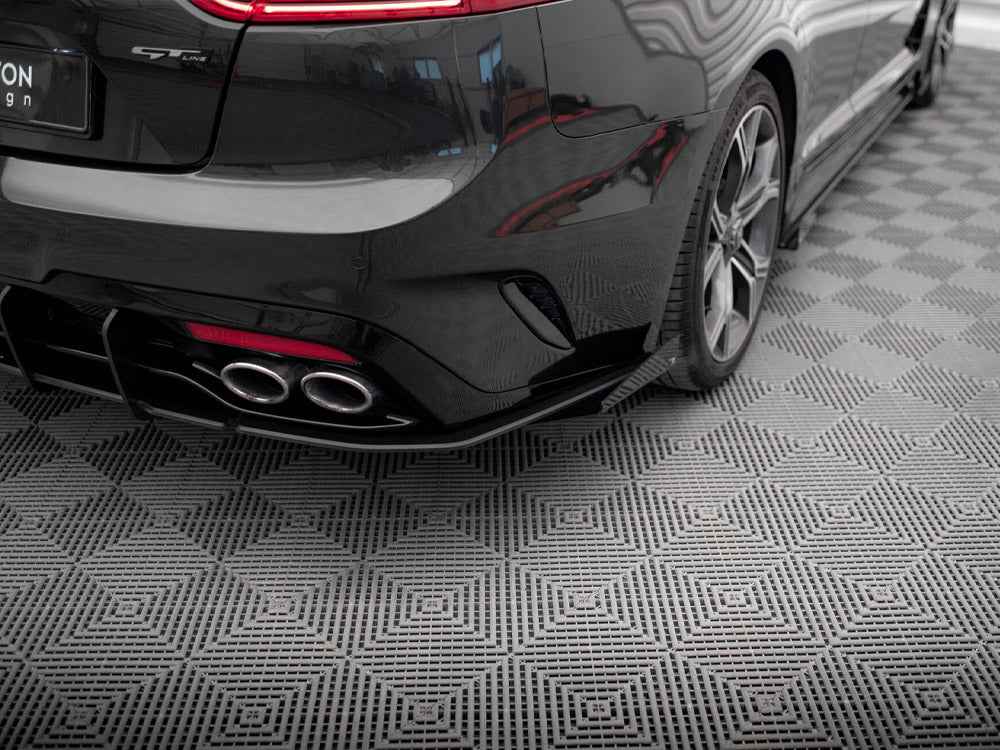 Maxton Design - REAR SIDE FLAPS KIA STINGER GT-LINE MK1