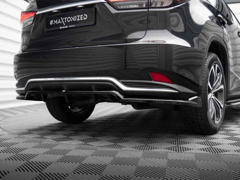 Maxton Design - Central Rear Splitter (Vertical Bars) Lexus RX Mk4 Facelift