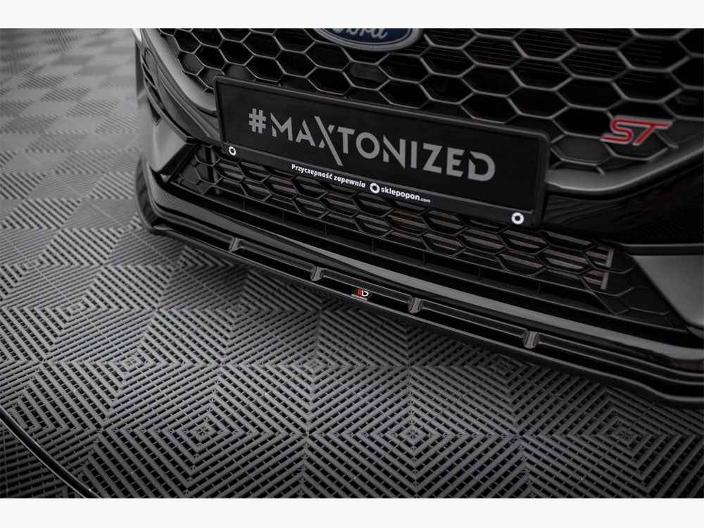 Maxton Design - FRONT SPLITTER V.2 FORD FIESTA ST / ST-LINE MK8/8.5
