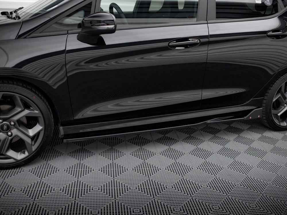 Maxton Design - SIDE SKIRTS DIFFUSERS V.2 + FLAPS FORD FIESTA ST / ST-LINE MK8/8.5