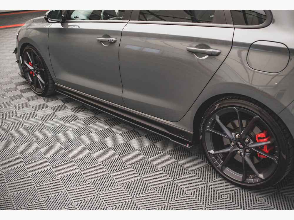 Maxton Design - Street PRO Side Skirts Diffusers V.2 Hyundai I30 N Mk3 / Mk3 FL