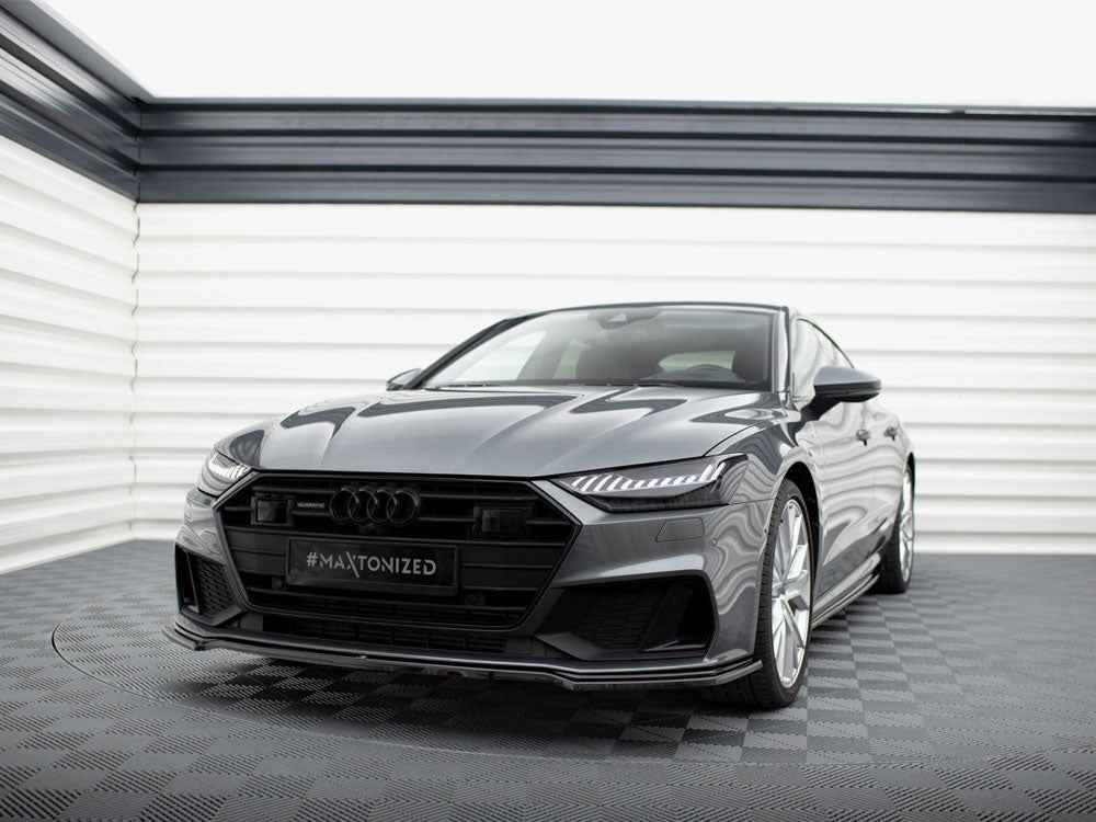 Maxton Design - Front Splitter V.1 Audi A7 S-Line C8 / S7 C8 / C8 Facelift / S7 Facelift