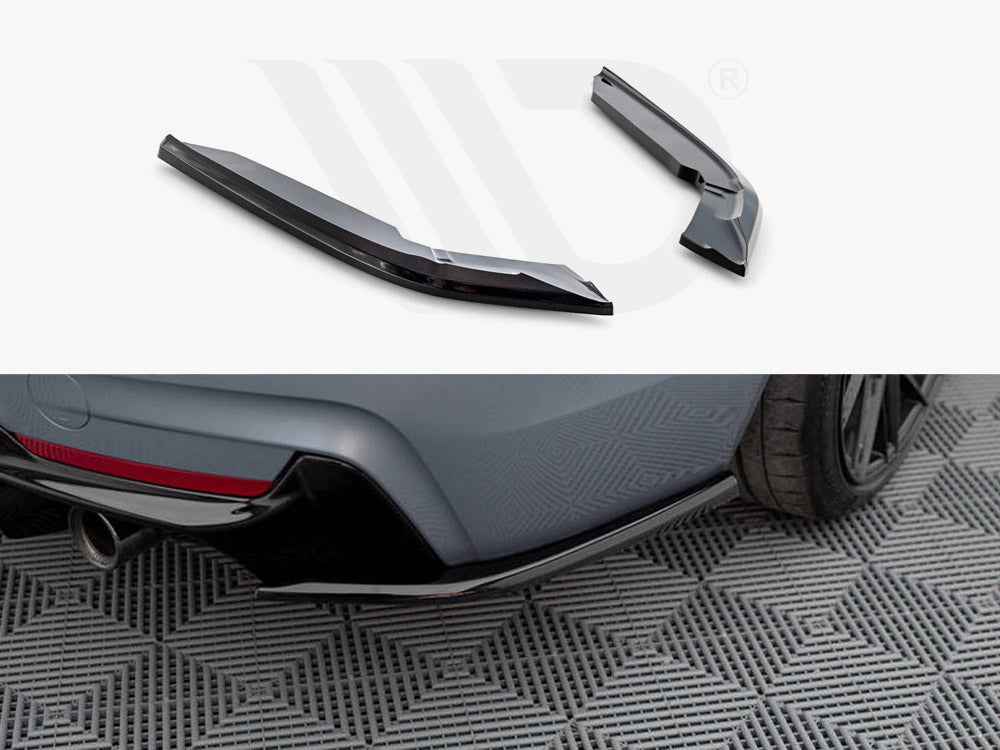 Maxton Design - Rear Side Splitters V.4 BMW 4 Coupe / Gran Coupe M-Sport F32 / F36