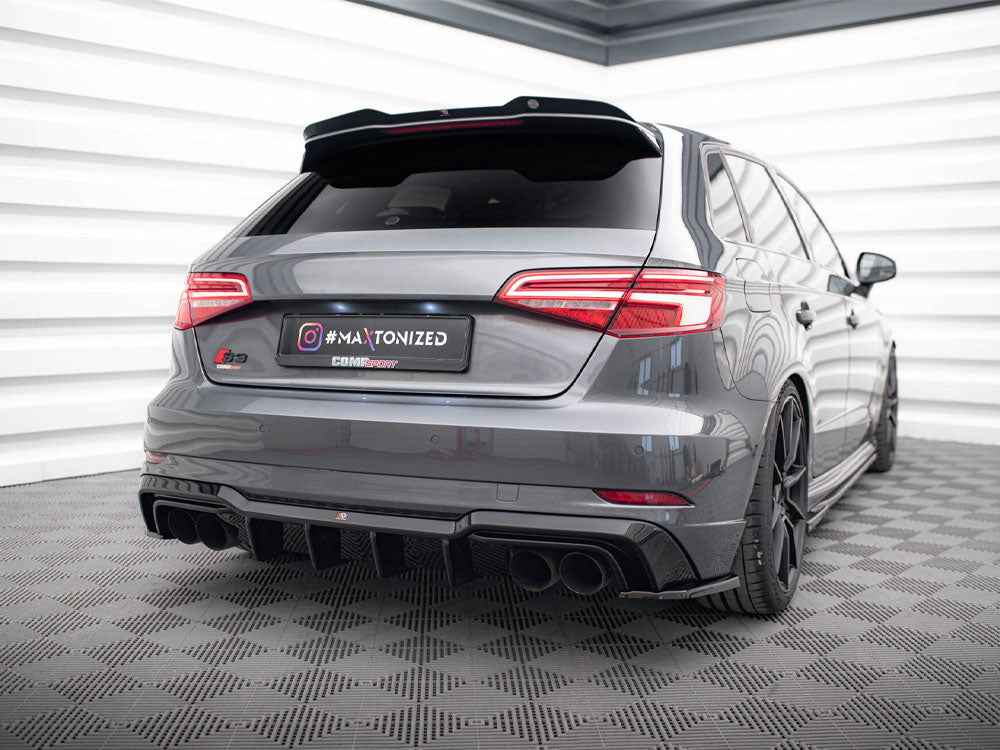 Maxton Design - Rear Side Splitters V.2 Audi S3 / A3 S-Line Sportback 8V Facelift