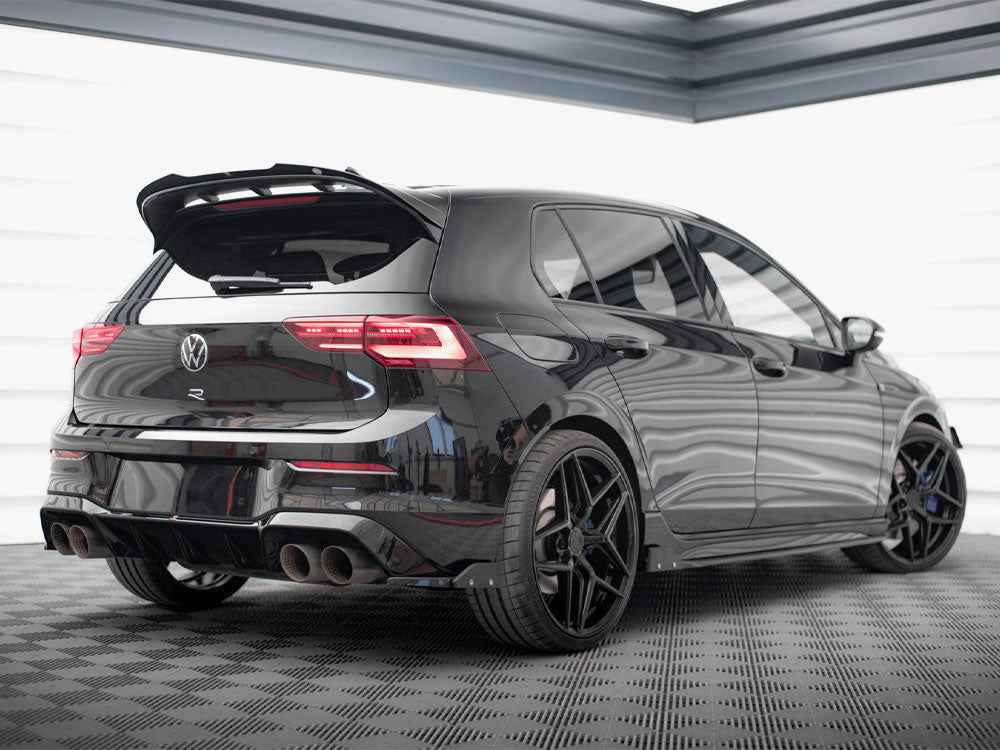 Maxton Design - Rear Side Splitters V.5 + Flaps Volkswagen Golf R Mk8