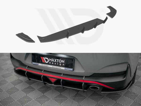 Maxton Design - Street PRO Rear Diffuser Hyundai I30 Fastback N-Line Mk3 Facelift