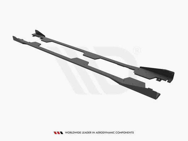 Maxton Design -Street PRO Side Skirts Diffusers + Flaps Subaru BRZ Mk1 / Mk1 Facelift