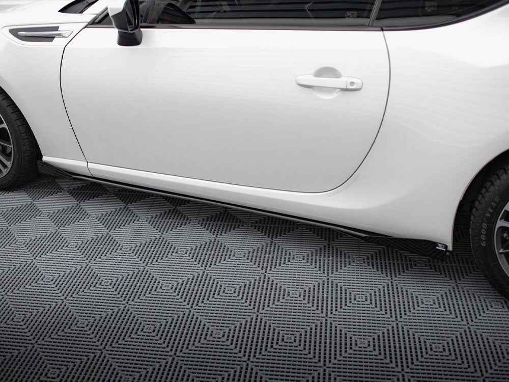 Maxton Design -Street PRO Side Skirts Diffusers + Flaps Subaru BRZ Mk1 / Mk1 Facelift