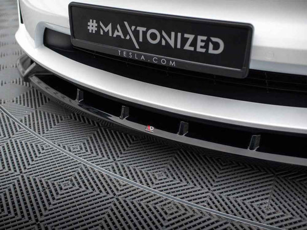 Maxton Design - FRONT SPLITTER V.2 TESLA MODEL X MK1 FACELIFT