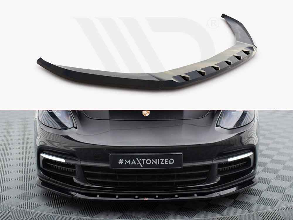 Maxton Design - FRONT SPLITTER V.1 PORSCHE PANAMERA E-HYBRID 971