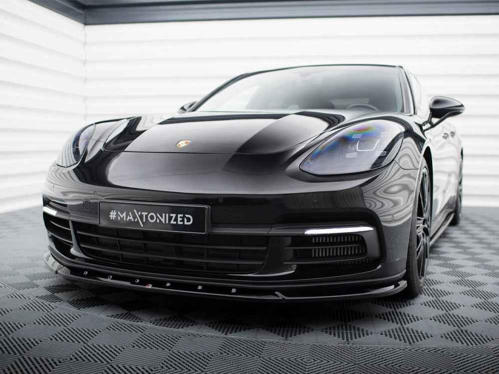 Maxton Design - FRONT SPLITTER V.1 PORSCHE PANAMERA E-HYBRID 971