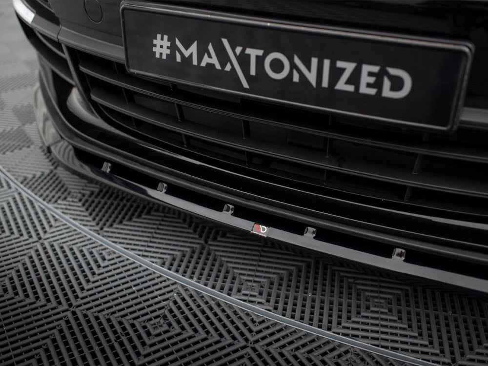 Maxton Design - FRONT SPLITTER V.1 PORSCHE PANAMERA E-HYBRID 971