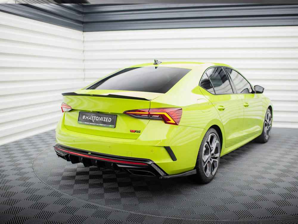 Maxton Design - REAR SIDE SPLITTERS V.4 SKODA OCTAVIA RS MK4
