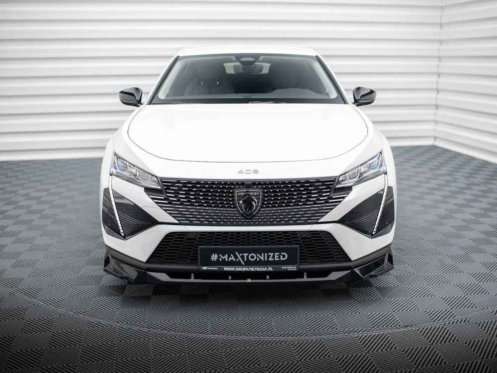 Maxton Design - FRONT SPLITTER PEUGEOT 408 MK1