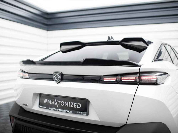 Maxton Design - LOWER SPOILER CAP 3D PEUGEOT 408 MK1