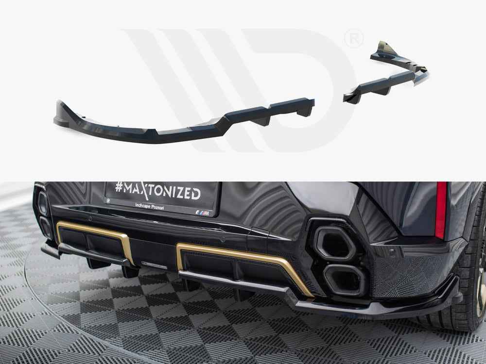 Maxton Design - Central Rear Splitter (Vertical Bars) BMW XM G09